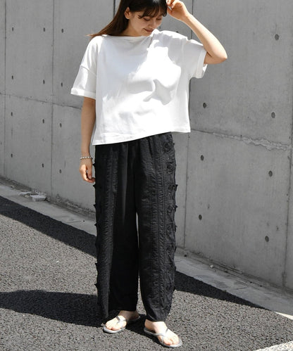 bon_meur: 3D エンブロ ロングパンツ