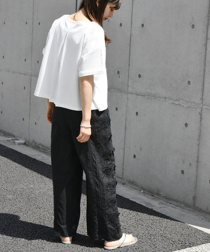 bon_meur: 3D エンブロ ロングパンツ