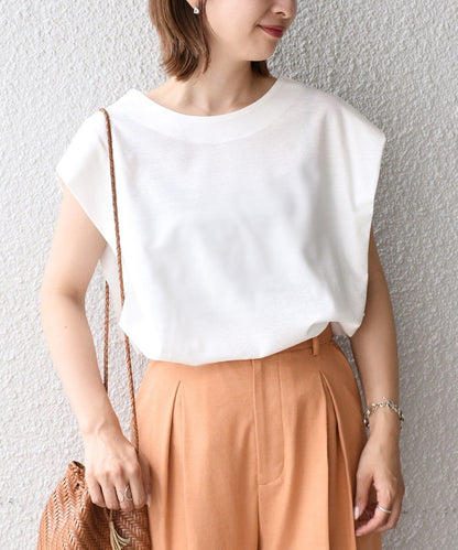 PrimaryNavyLabel:2WAYコットンクレアツイルノースリーブ