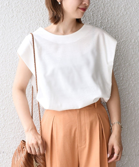 PrimaryNavyLabel:2WAYコットンクレアツイルノースリーブ