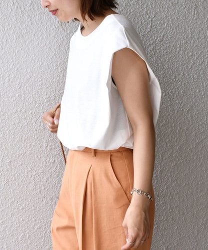 PrimaryNavyLabel:2WAYコットンクレアツイルノースリーブ