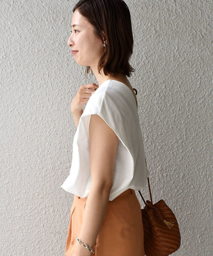 PrimaryNavyLabel:2WAYコットンクレアツイルノースリーブ