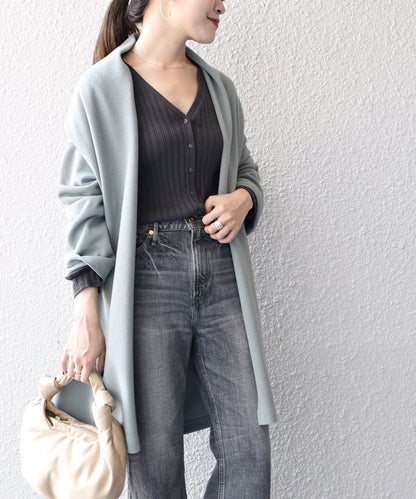 〈手洗い可能〉ブークレダブルフェイス羽織り