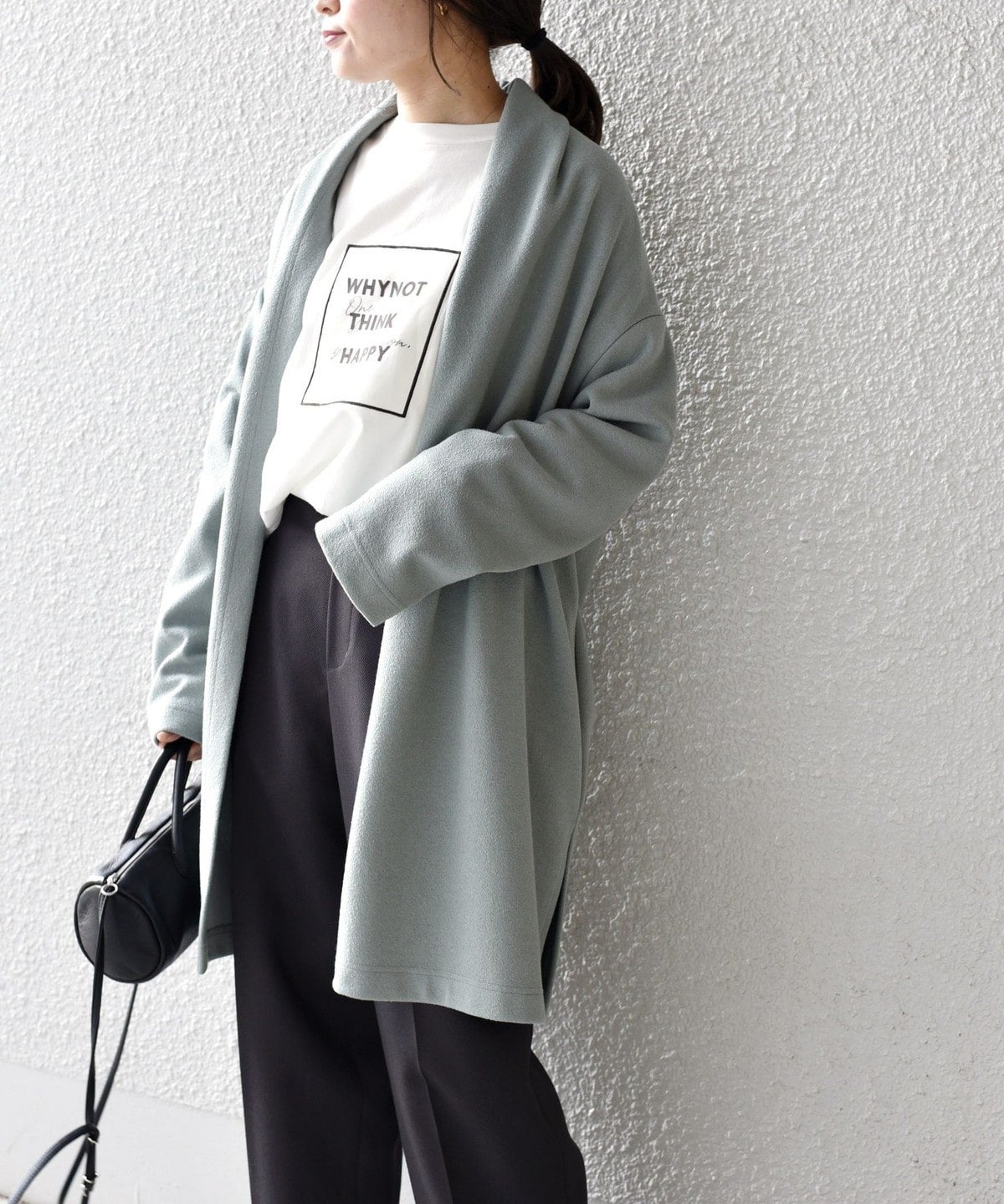 〈手洗い可能〉ブークレダブルフェイス羽織り