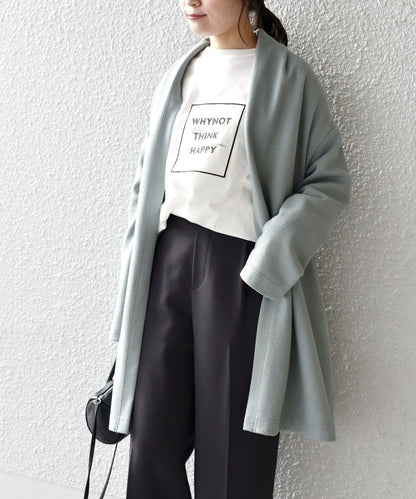 〈手洗い可能〉ブークレダブルフェイス羽織り