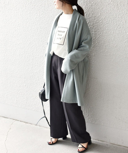 〈手洗い可能〉ブークレダブルフェイス羽織り