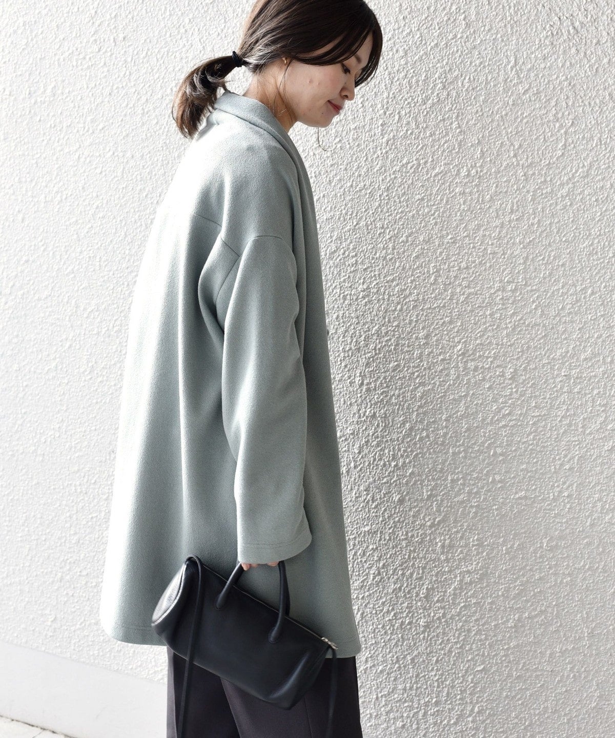 〈手洗い可能〉ブークレダブルフェイス羽織り