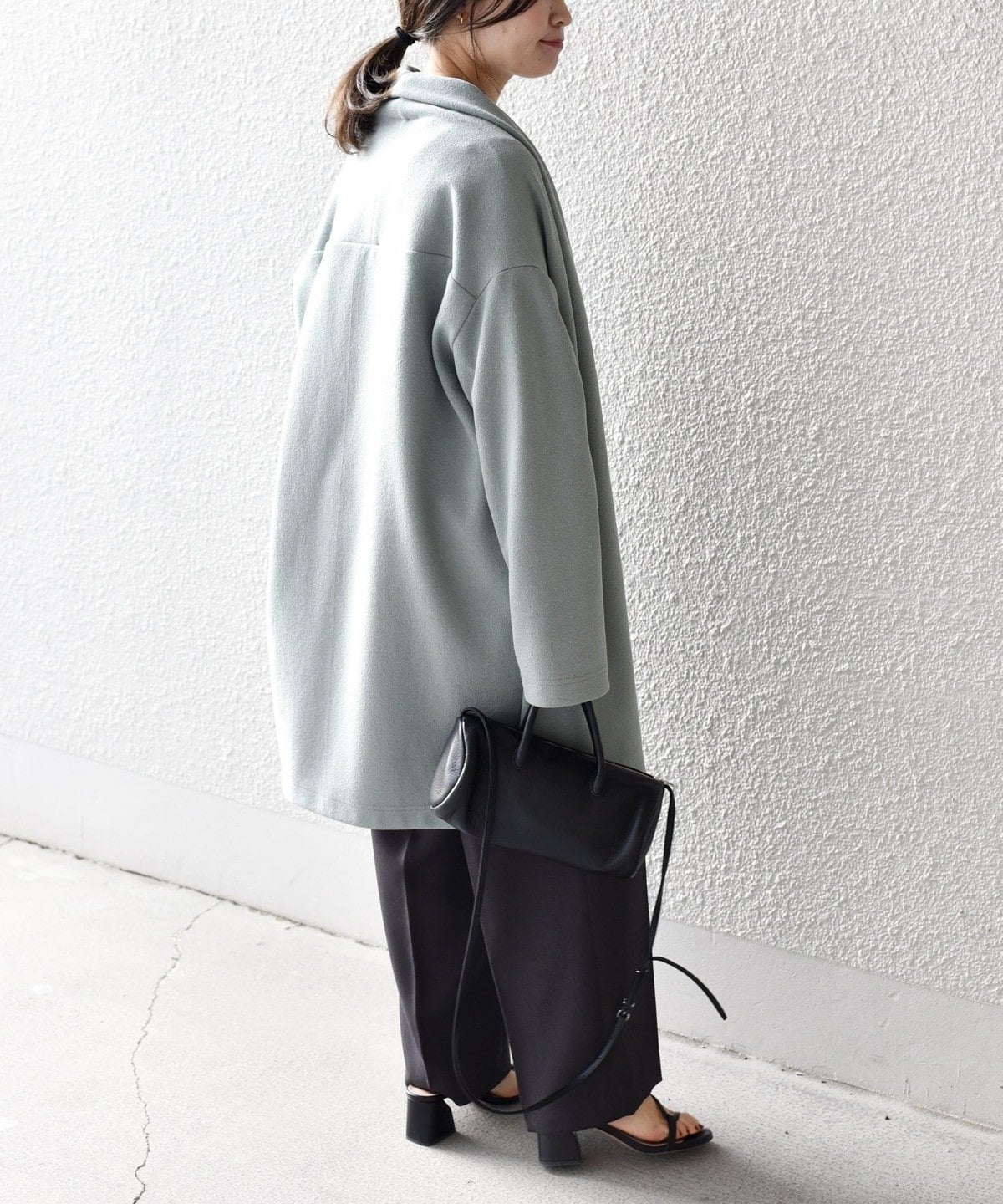 〈手洗い可能〉ブークレダブルフェイス羽織り