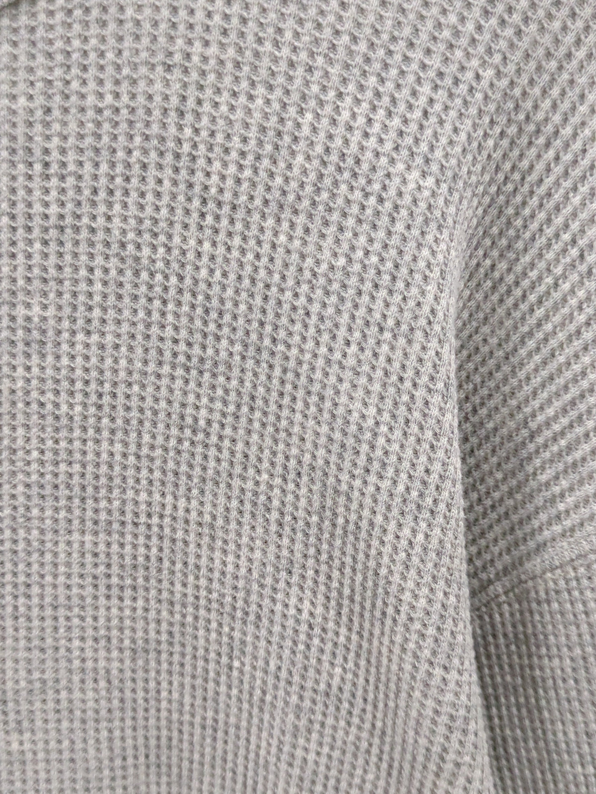 SHIPS: ベーシック ワッフル 長袖 Tシャツ