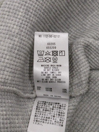 SHIPS: ベーシック ワッフル 長袖 Tシャツ