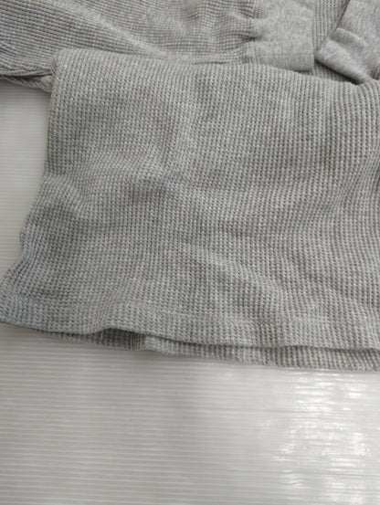 SHIPS: ベーシック ワッフル 長袖 Tシャツ
