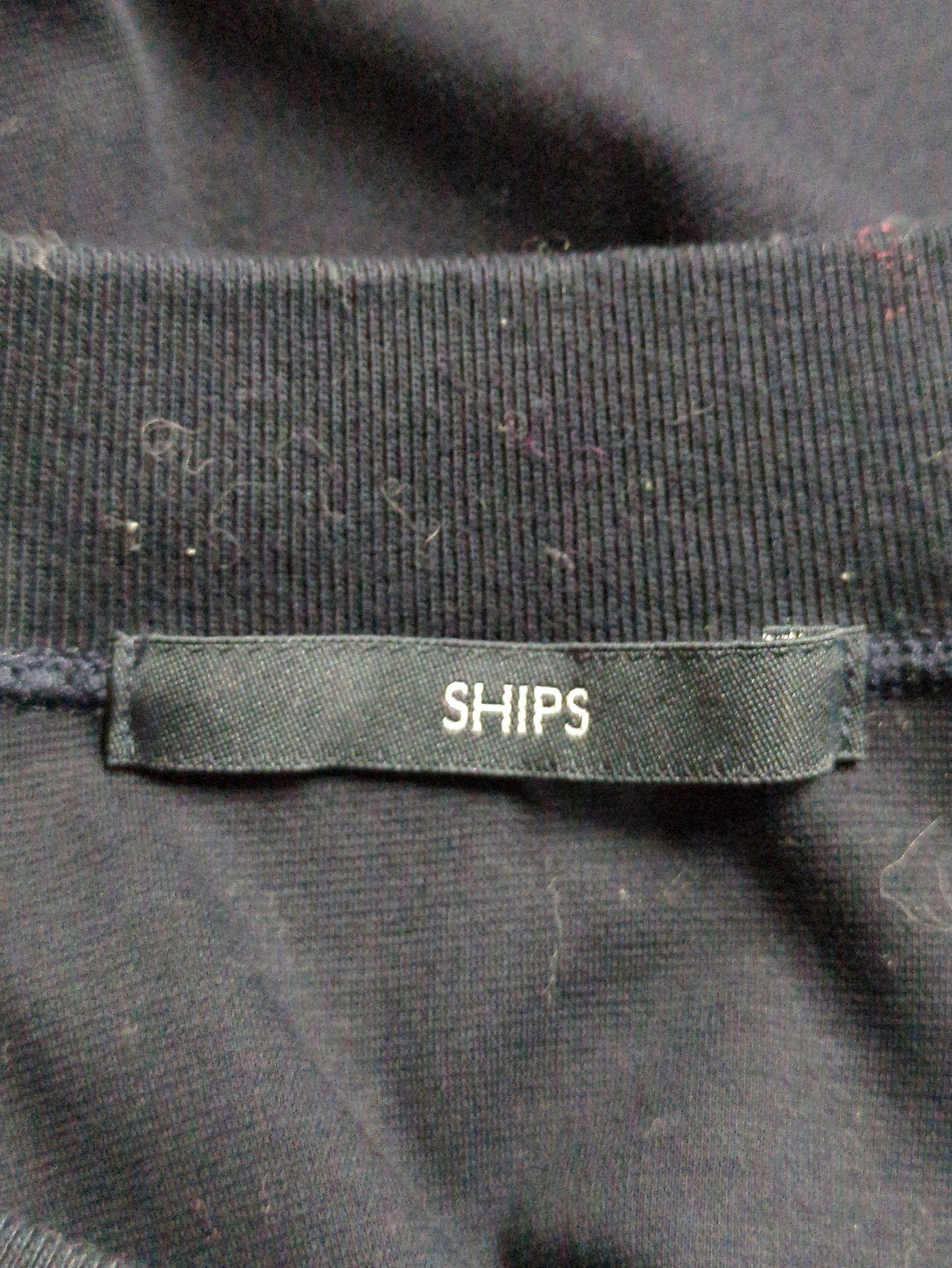 SHIPS: コットン ハイゲージ ポンチ ライト ロングスリーブ Tシャツ