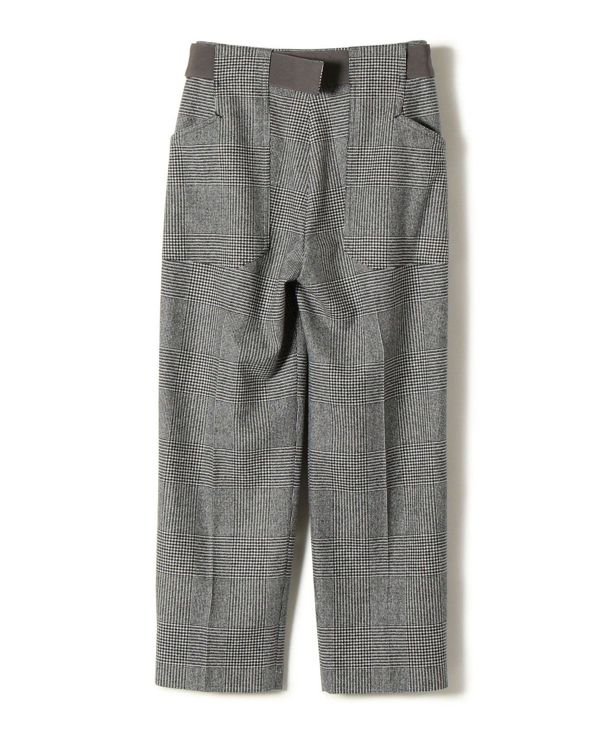 PrimaryNavyLabel:グレンチェックベルトパンツ