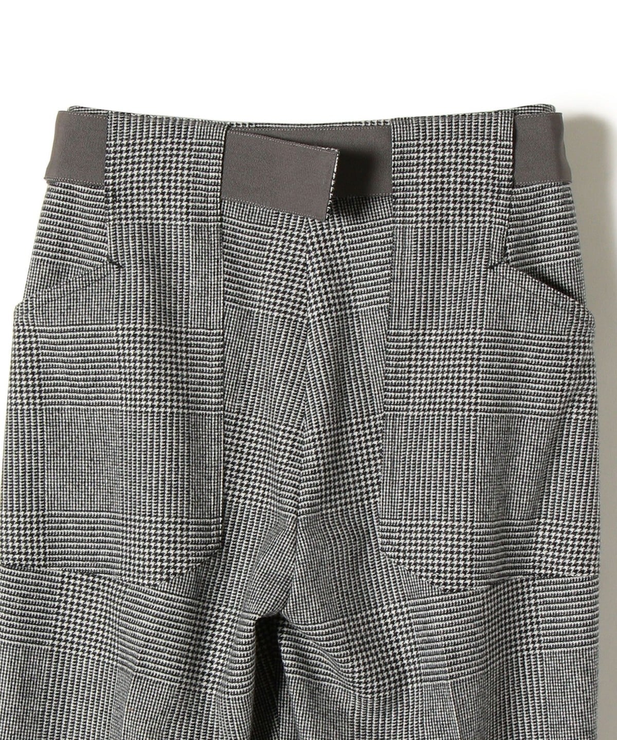PrimaryNavyLabel:グレンチェックベルトパンツ