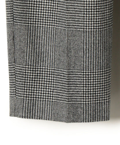 PrimaryNavyLabel:グレンチェックベルトパンツ