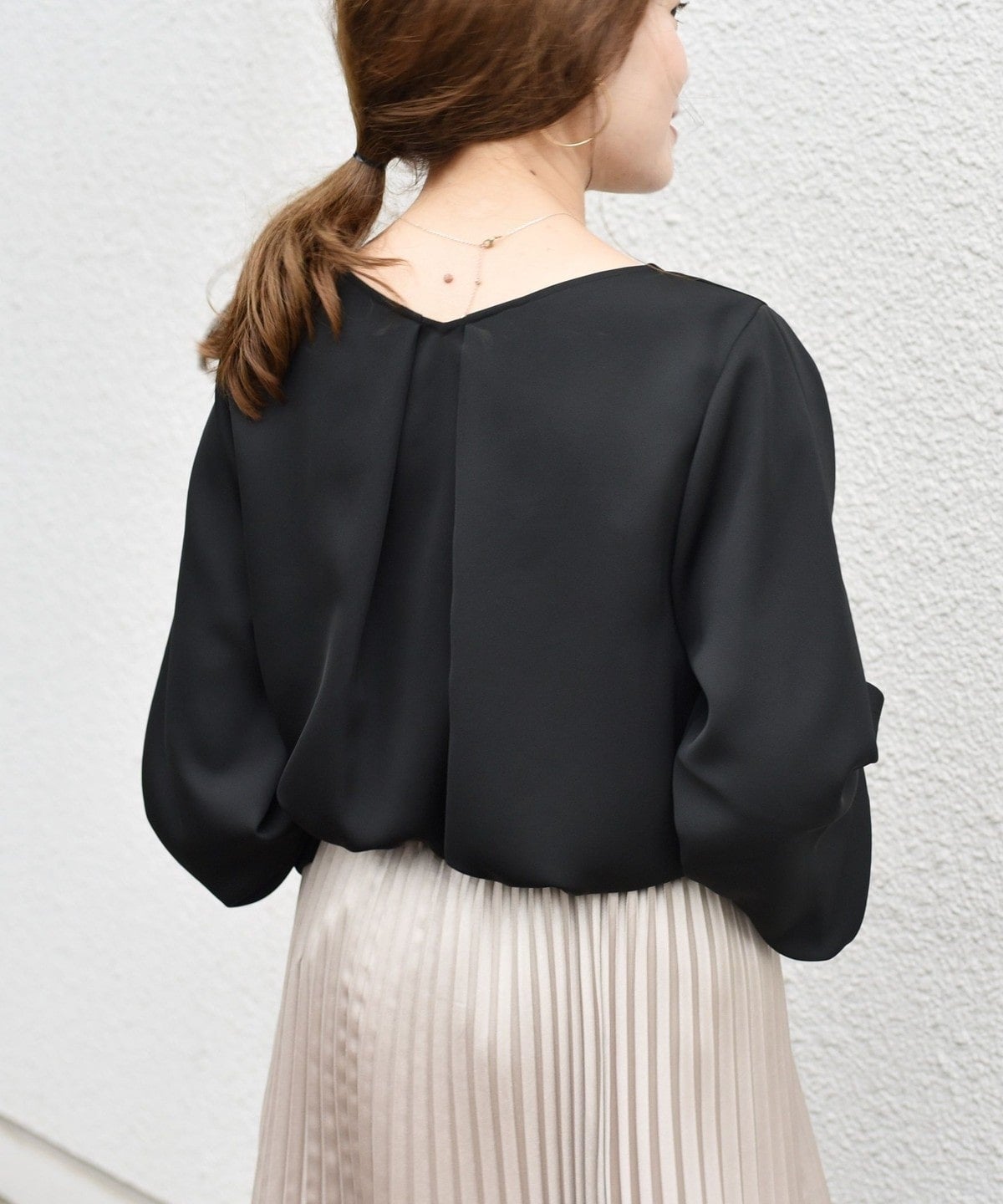 【WEB限定】〈手洗い可能〉スリーブチェンジ4WAYブラウス