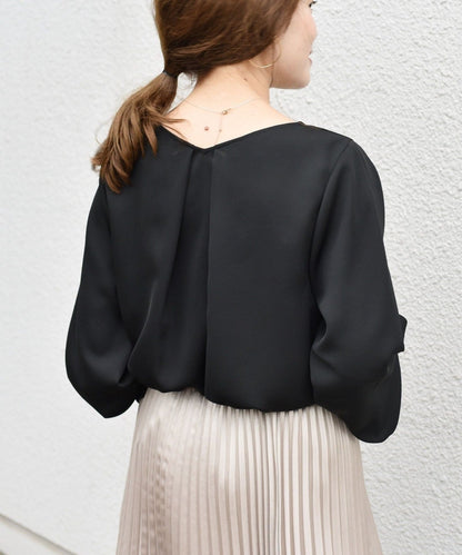 【WEB限定】〈手洗い可能〉スリーブチェンジ4WAYブラウス