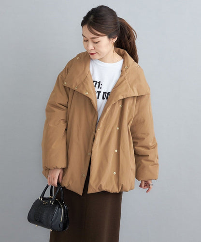 〈撥水加工〉コットンポリ ウェザー 中綿コート