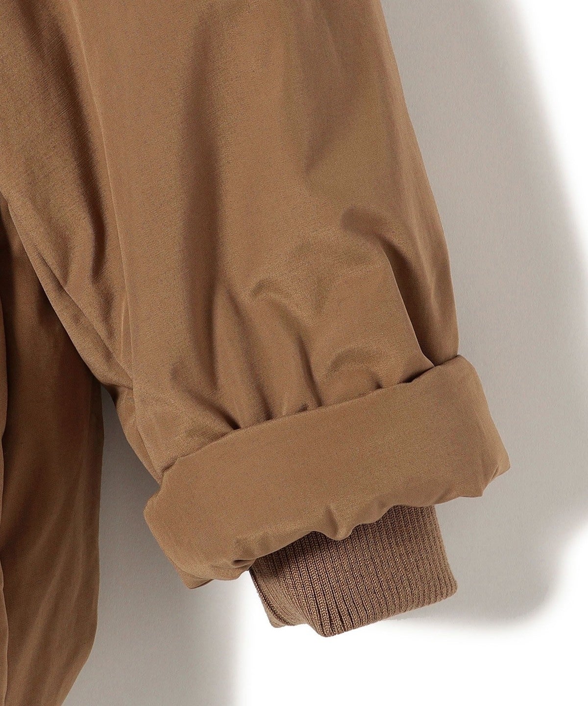 〈撥水加工〉コットンポリ ウェザー 中綿コート