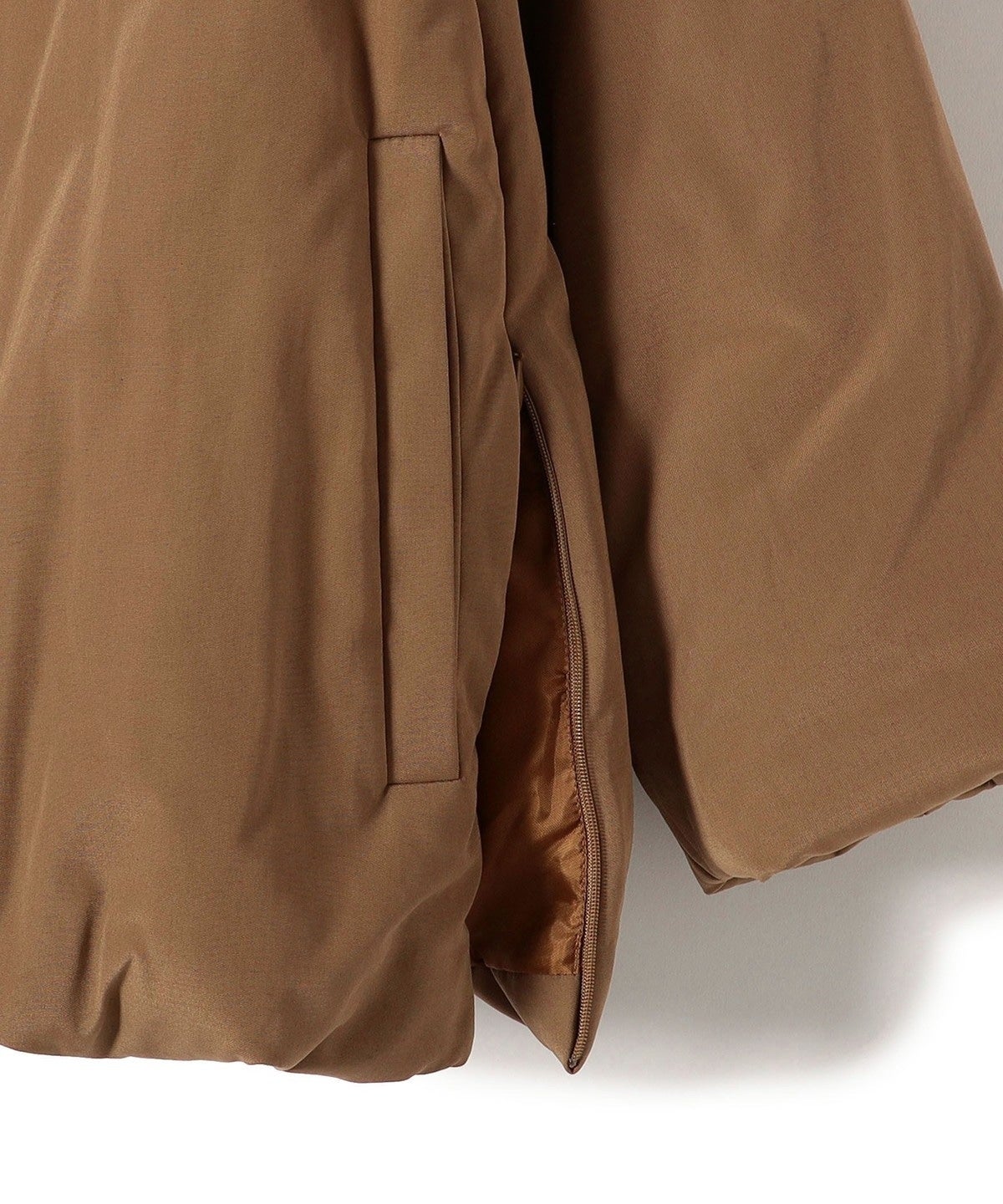 〈撥水加工〉コットンポリ ウェザー 中綿コート