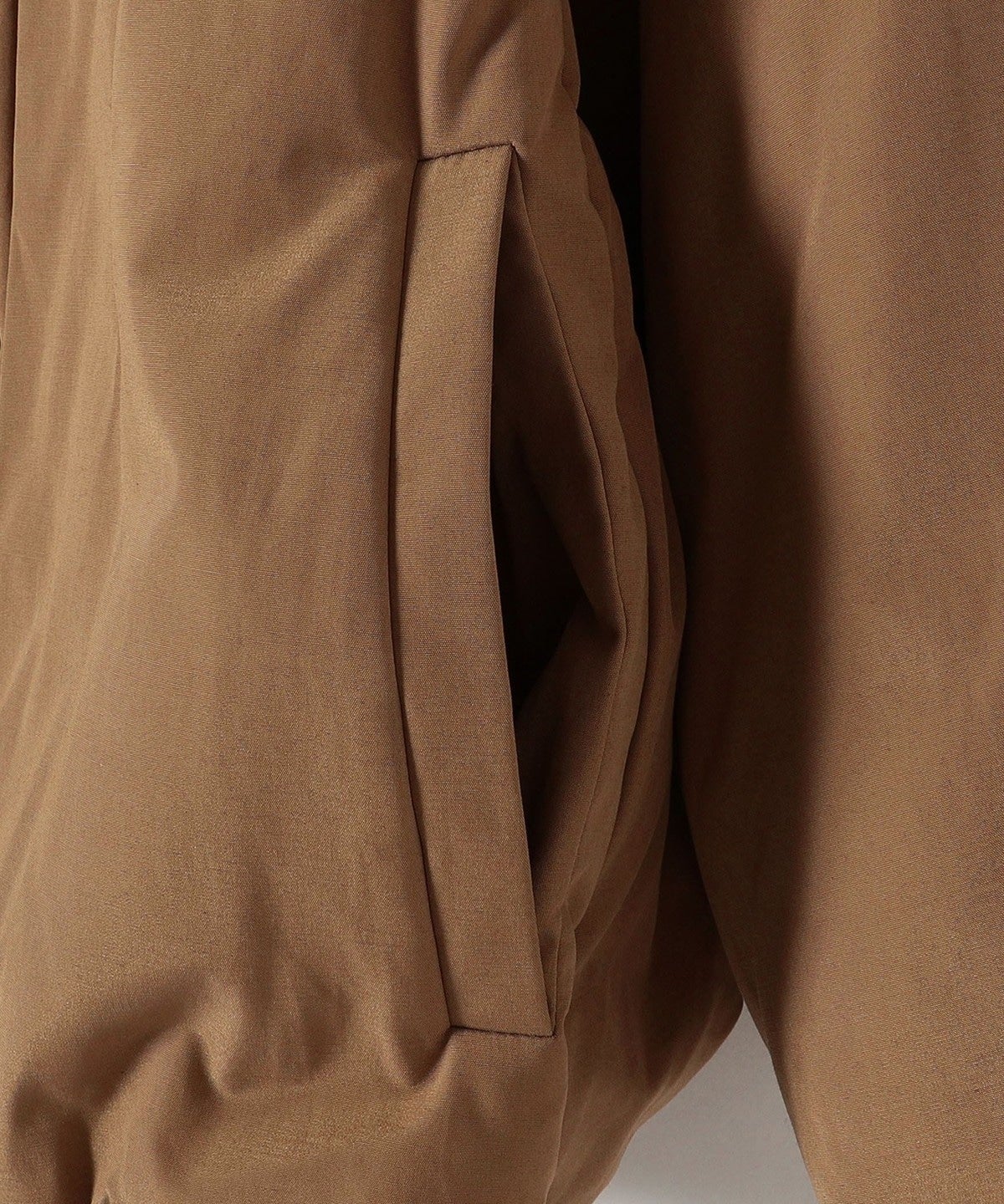 〈撥水加工〉コットンポリ ウェザー 中綿コート