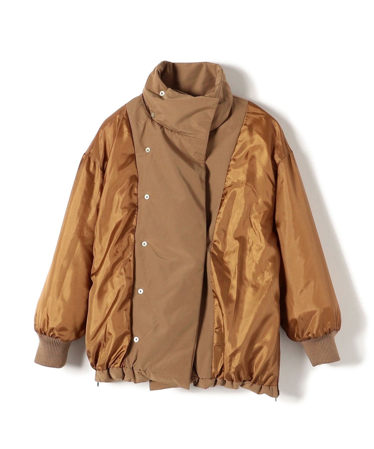 〈撥水加工〉コットンポリ ウェザー 中綿コート