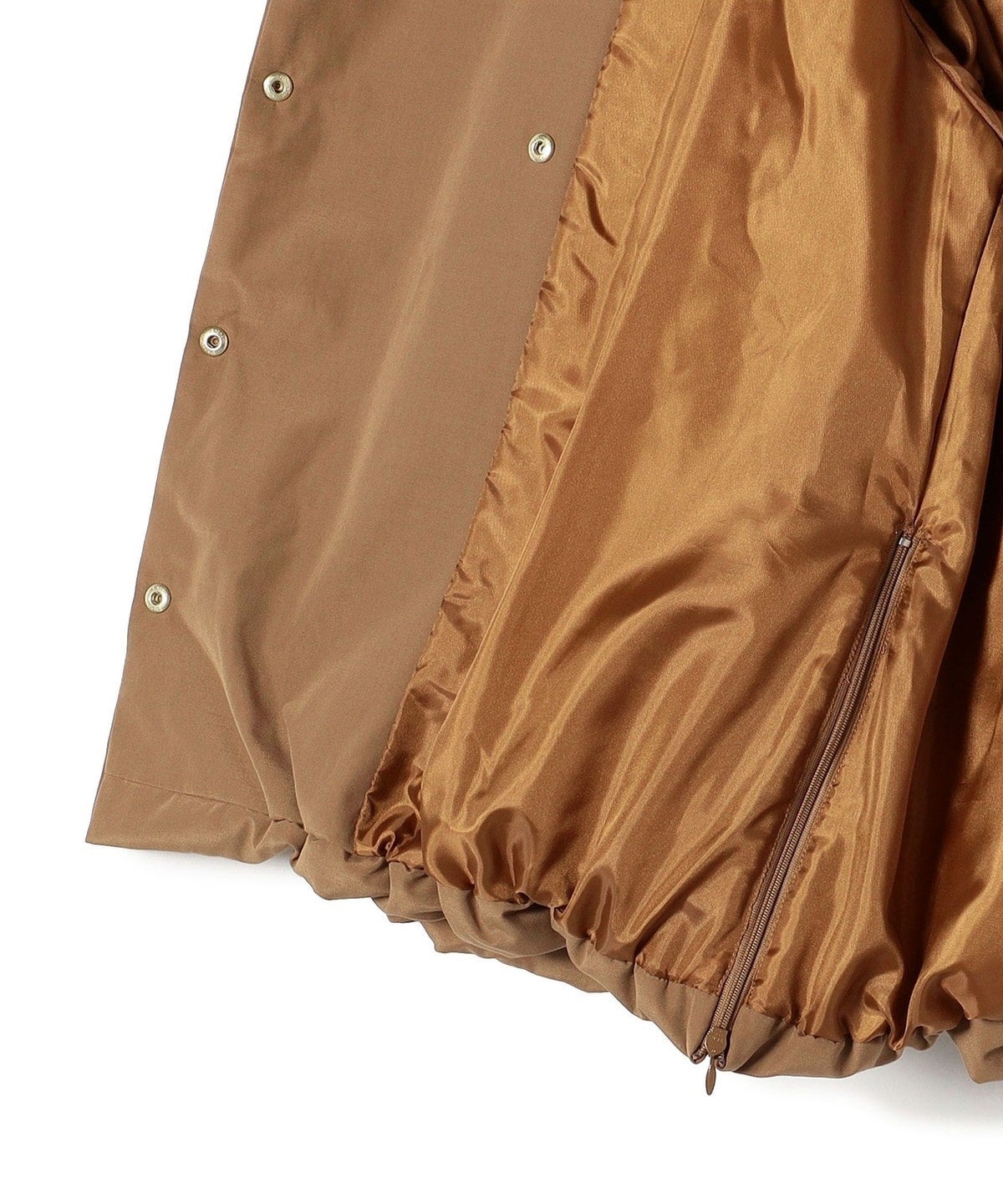 〈撥水加工〉コットンポリ ウェザー 中綿コート