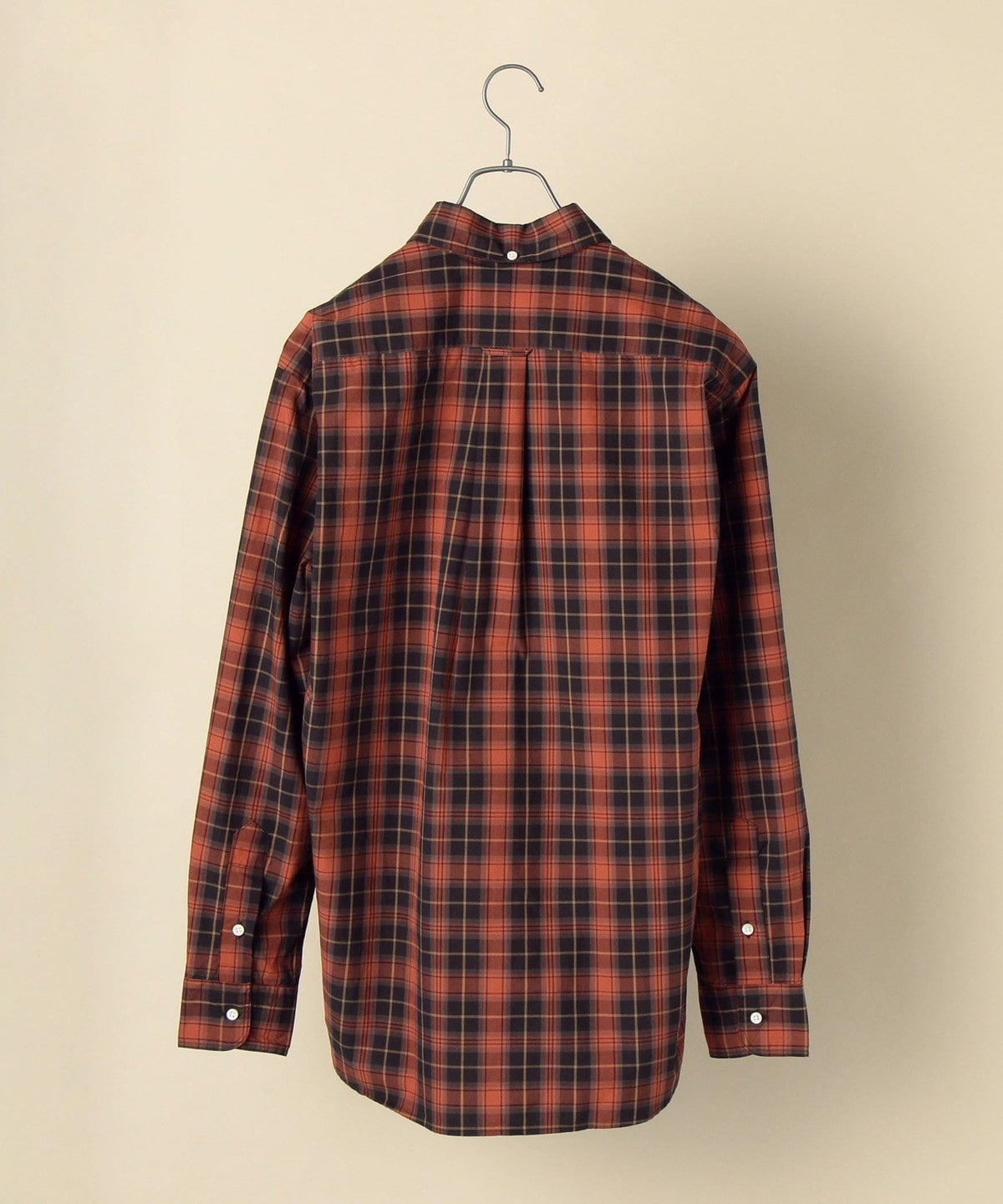 GITMAN VINTAGE: ポプリン チェック ボタンダウン シャツ