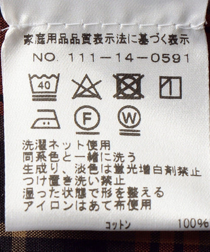 GITMAN VINTAGE: ポプリン チェック ボタンダウン シャツ