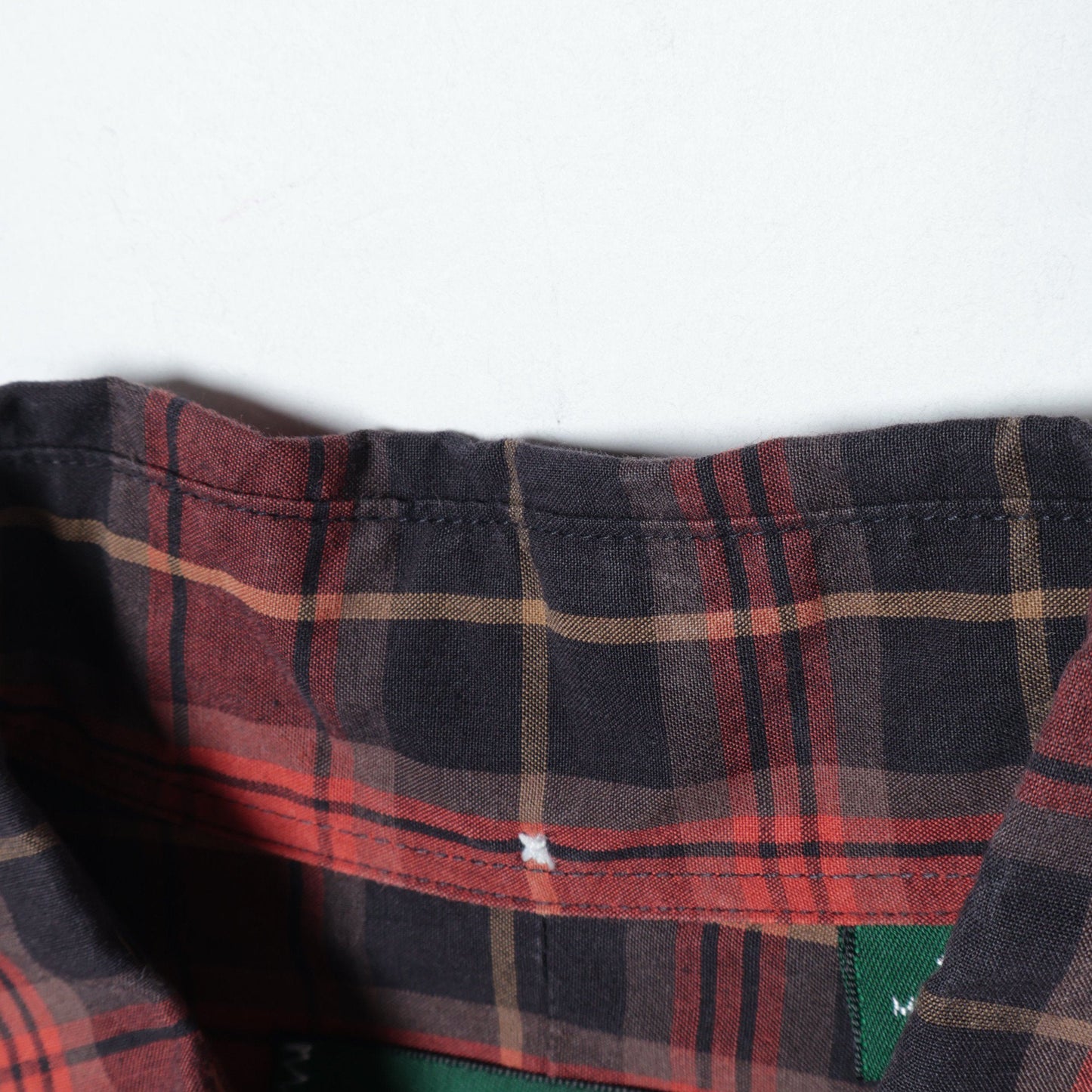 GITMAN VINTAGE: ポプリン チェック ボタンダウン シャツ