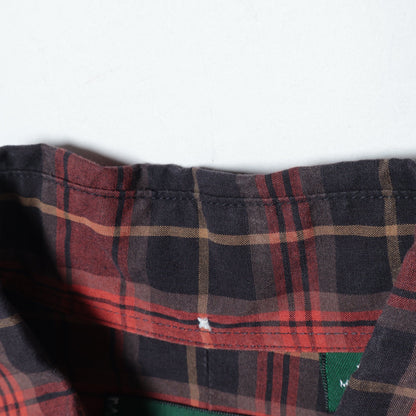 GITMAN VINTAGE: ポプリン チェック ボタンダウン シャツ