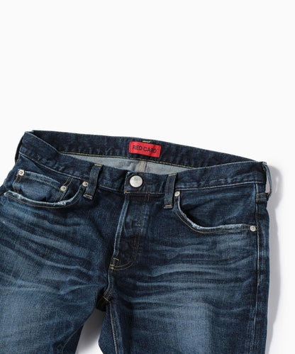【WEB限定/SHIPS別注】RED CARD: 別注 ジャストレングス ストレッチ スリムテーパードデニム≪RHYTHM≫