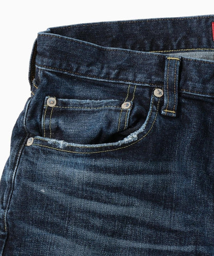 【WEB限定/SHIPS別注】RED CARD: 別注 ジャストレングス ストレッチ スリムテーパードデニム≪RHYTHM≫