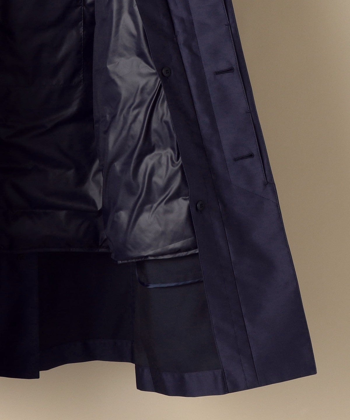 SHIPS: ロロピアーナ社製生地 【RAIN SYSTEM】コットン ステンカラー