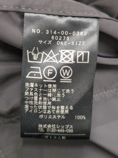 Wai+:〈手洗い可能〉グロッシー タフタ ブルゾン