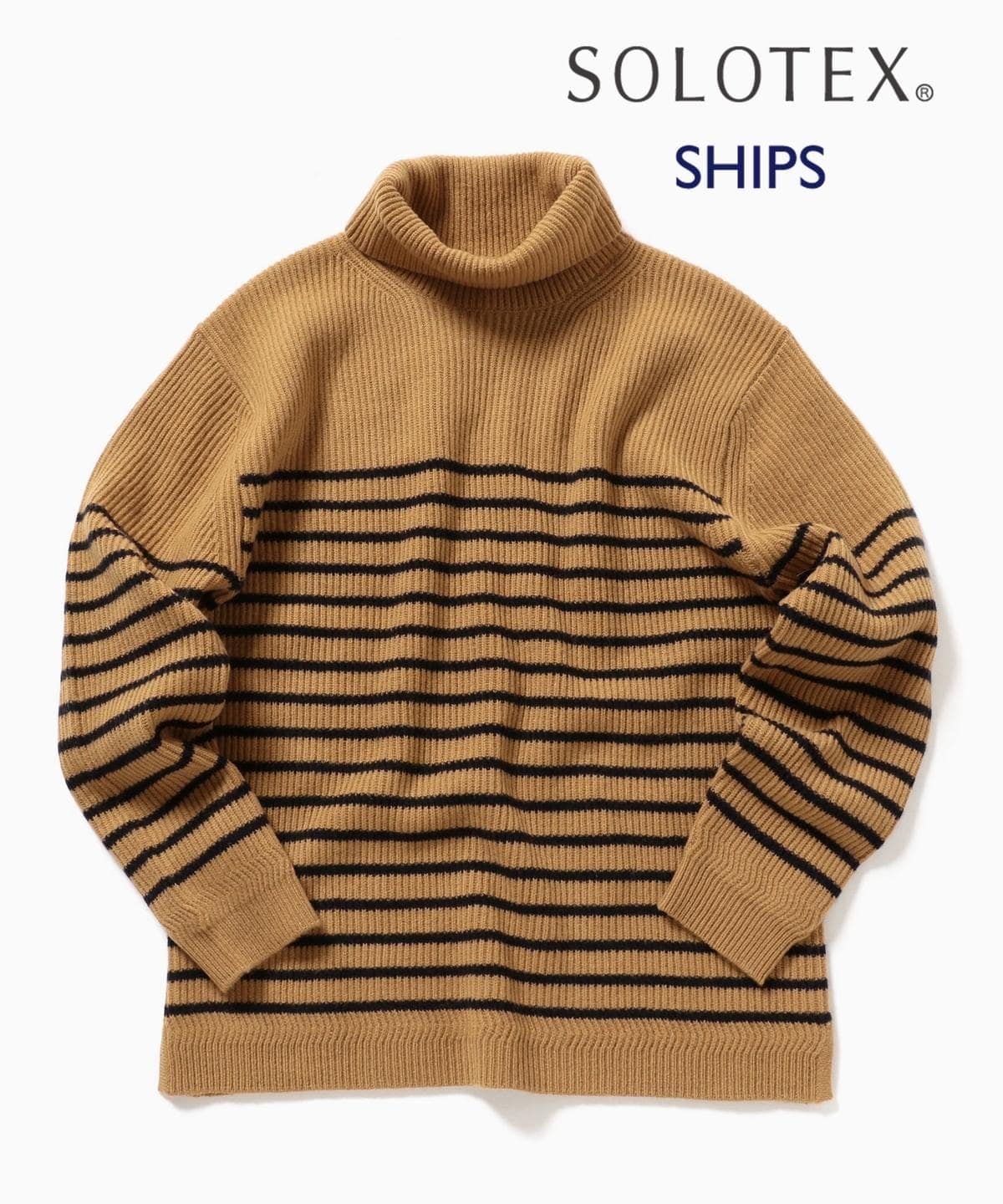 SHIPS: SOLOTEX(R) カシミヤブレンド タートルネック ニット