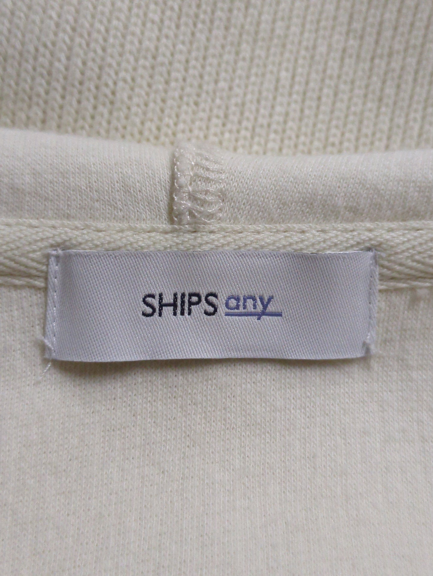 SHIPS any:〈手洗い可能〉サカリバ フード ショート プルオーバー