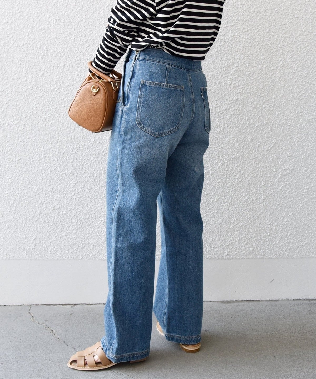 SHIPS any:〈ウォッシャブル〉マリン ストレート デニム パンツ［SHIPS any DENIM］