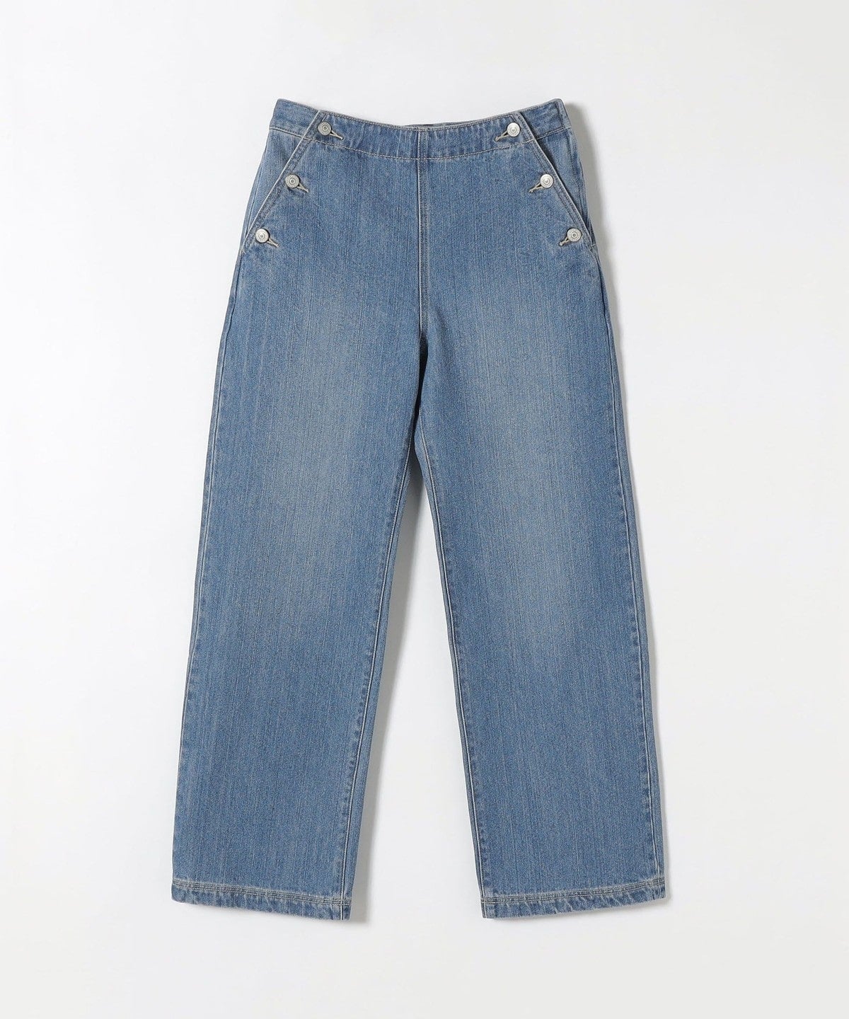 SHIPS any:〈ウォッシャブル〉マリン ストレート デニム パンツ［SHIPS any DENIM］