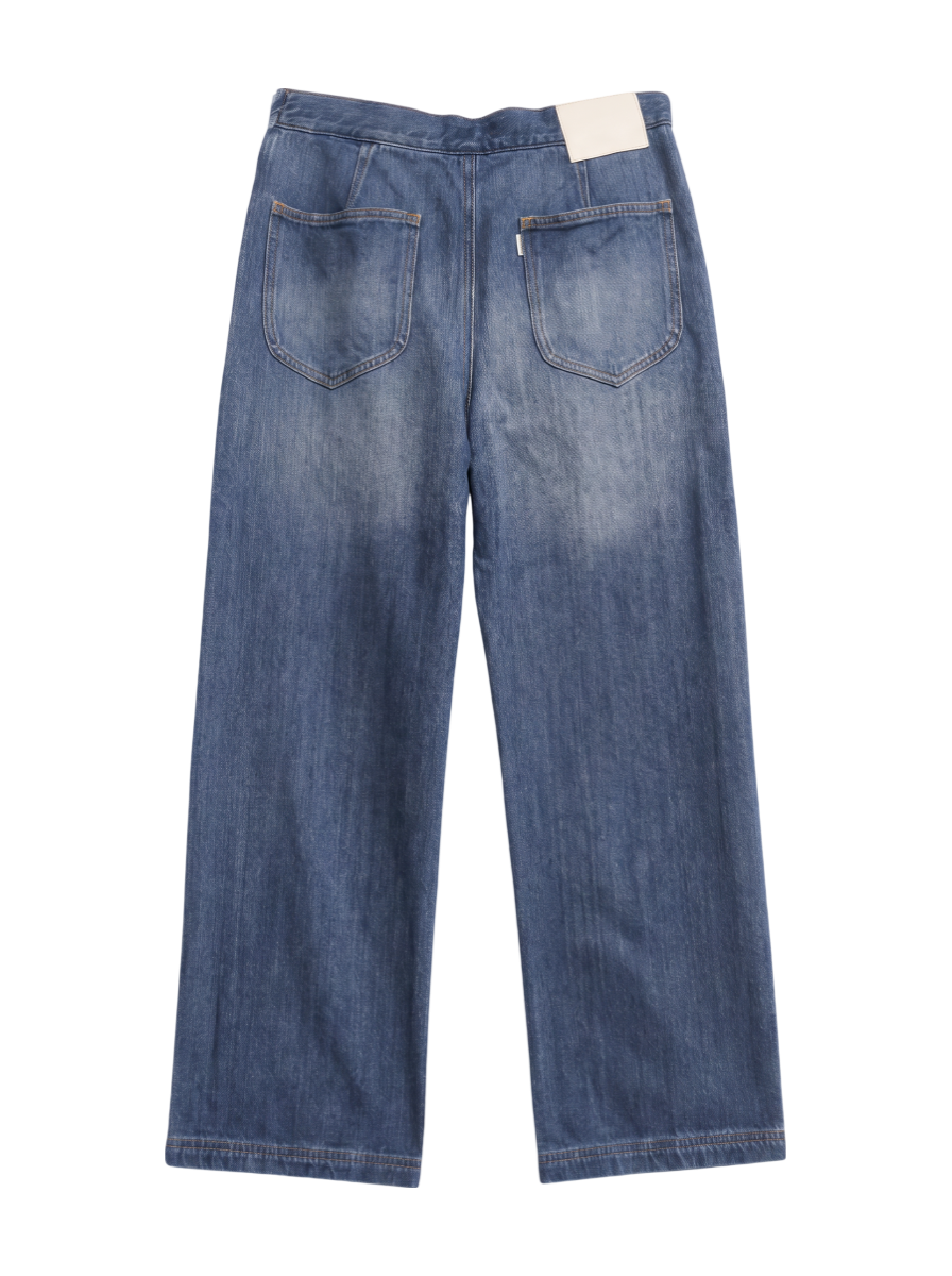 SHIPS any:〈ウォッシャブル〉マリン ストレート デニム パンツ［SHIPS any DENIM］
