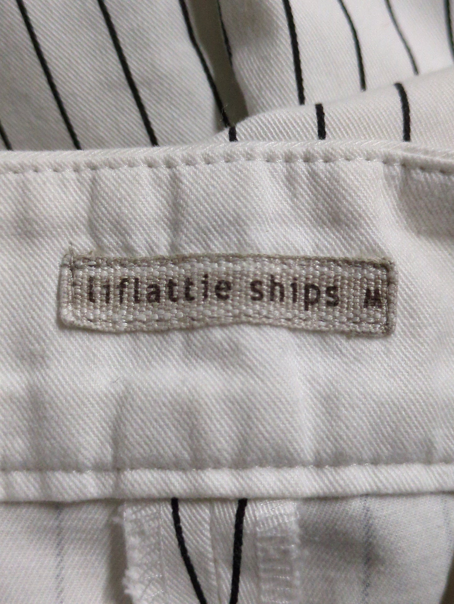 TWILL STRIPE TUCK PANTS