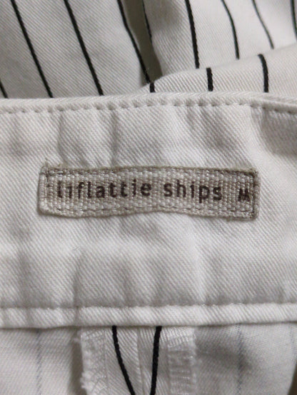 TWILL STRIPE TUCK PANTS