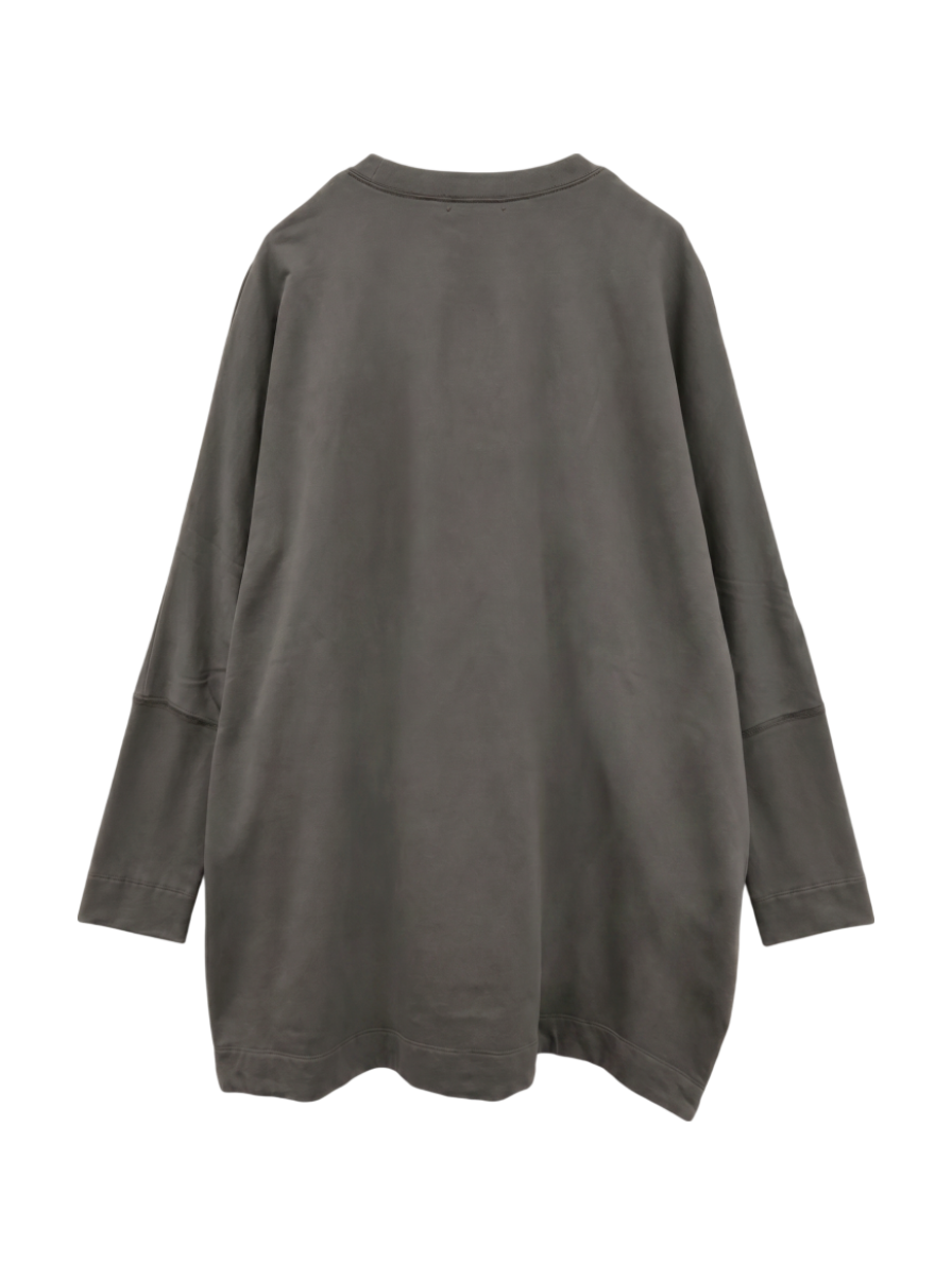 Primary NavyLabel:スビンコットンワイドジャージークルーネック