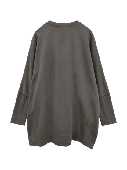 Primary NavyLabel:スビンコットンワイドジャージークルーネック