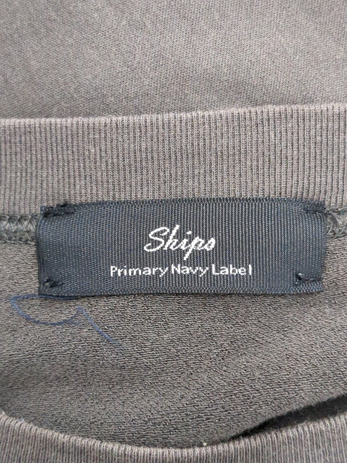 Primary NavyLabel:スビンコットンワイドジャージークルーネック