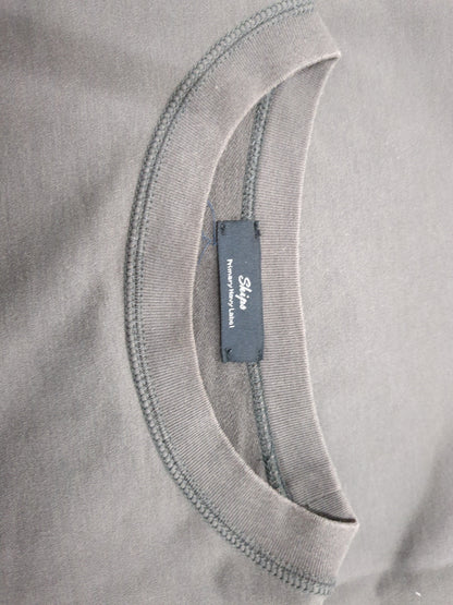Primary NavyLabel:スビンコットンワイドジャージークルーネック