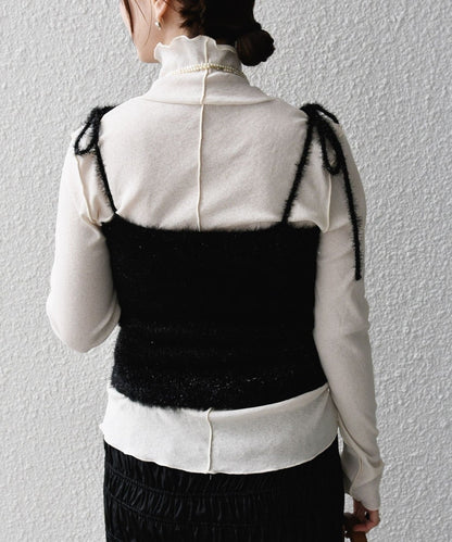 〈手洗い可能〉グリッター ラメ ビスチェ 24SS