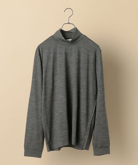SHIPS: ウォッシャブル ウール モックネック ニットソー