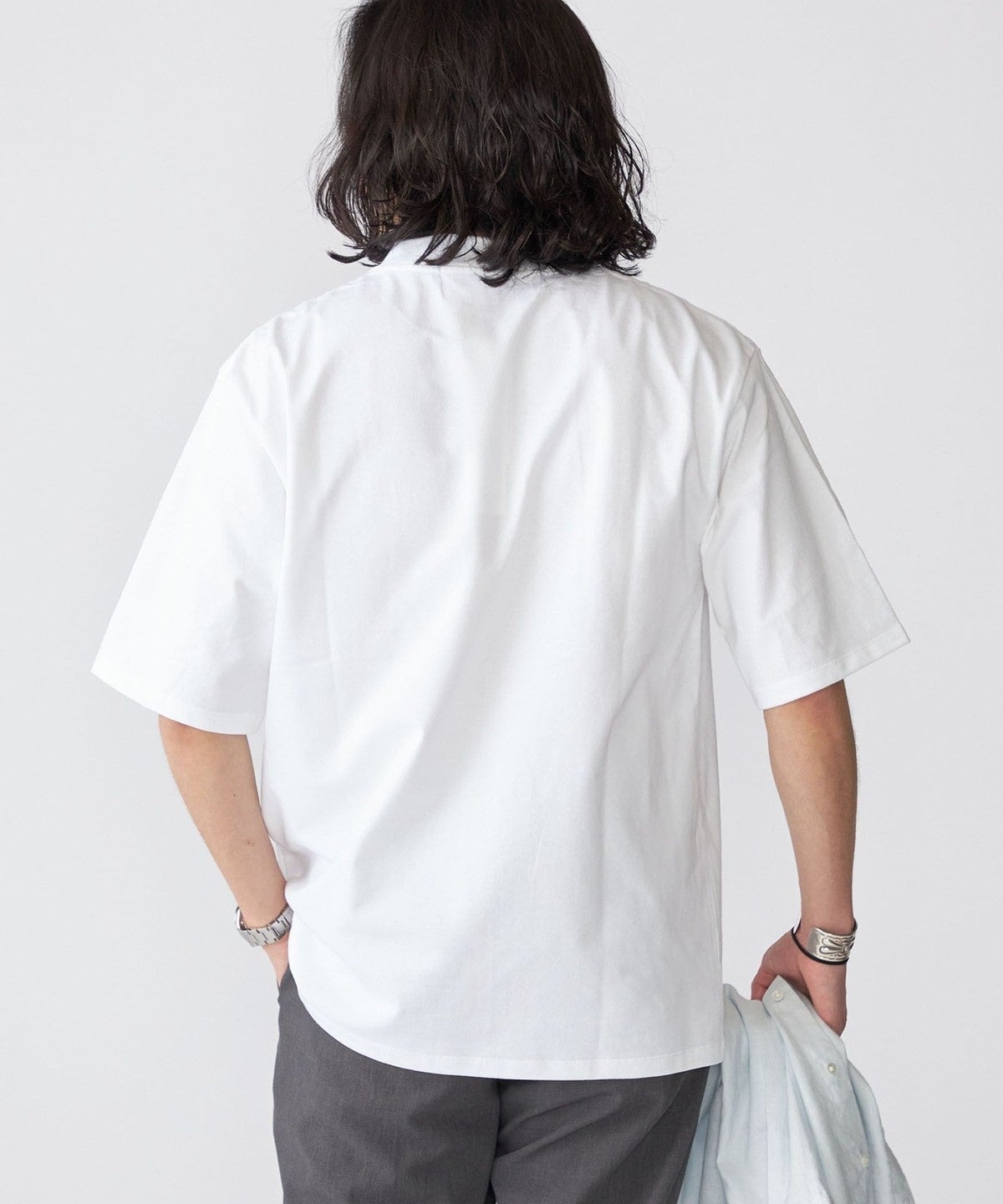 【SHIPS別注】THYARD: エーゲ海コットン ボックスシルエット Tシャツ