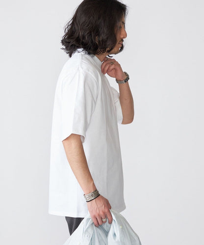 【SHIPS別注】THYARD: エーゲ海コットン ボックスシルエット Tシャツ